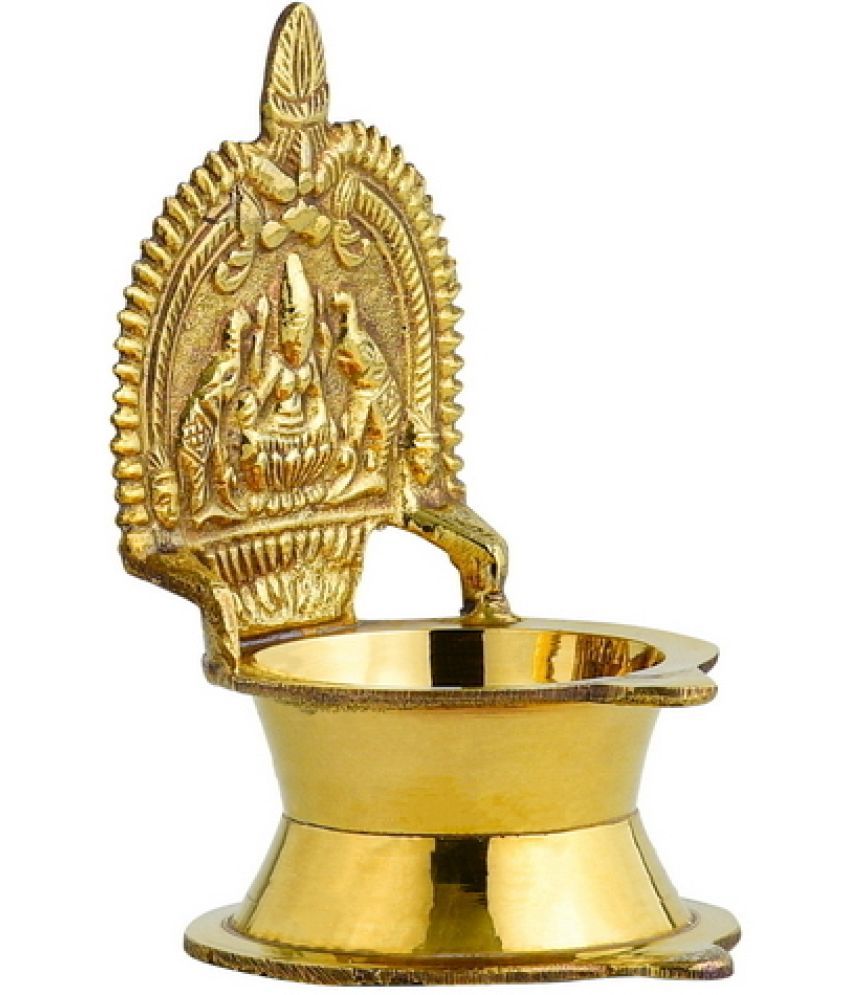     			T-KA108 Special Lakshmi Pooja Pure brass Kamatchi diya pack ( 4.5 inches )