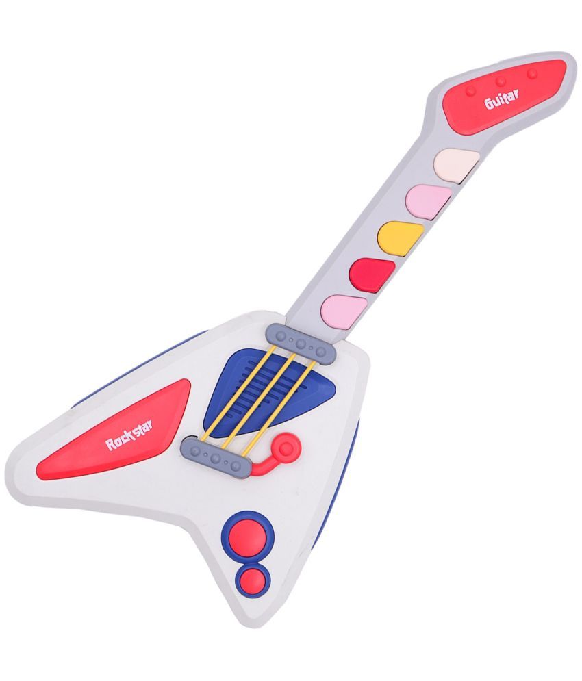     			Toybharat Cool Colour Full While Playing Musical Guitar|Different Sounds|Battery Operated