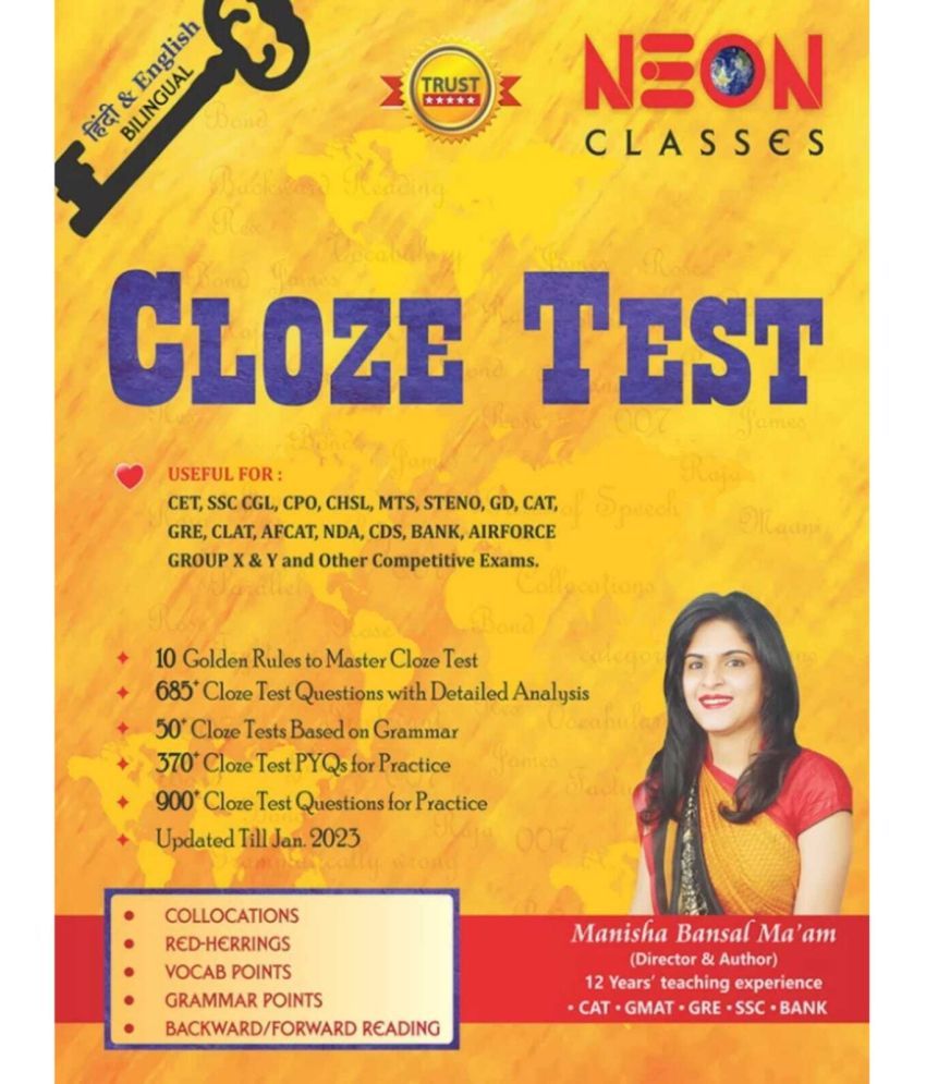     			Cloze Test - CLOZE TEST (Fully Revised) For SSC, Bank Exams & Other Competitive Exams (Paperback, Manisha Bansal)