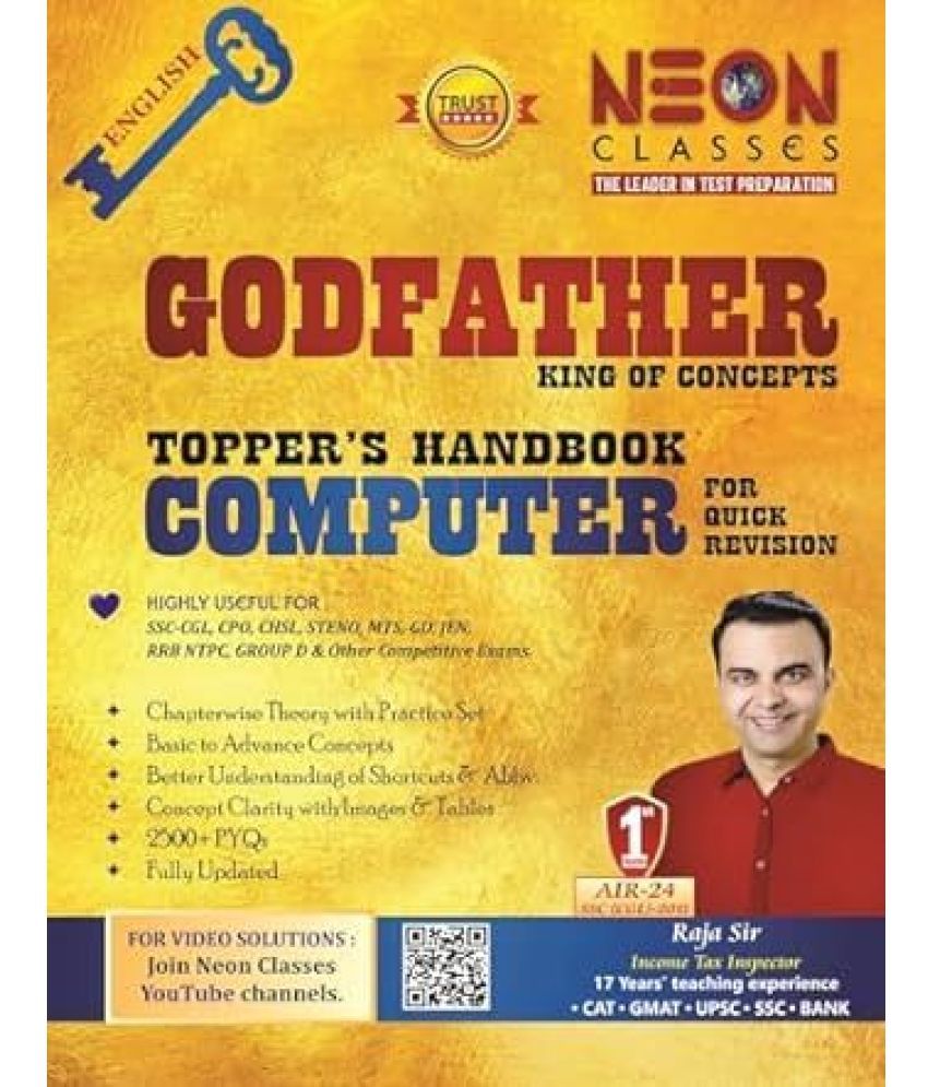     			Computer Godfather Topper's Handbook For SSC CGL, CPO, CHSL, STENO, MTS, GD, RRB NTPC, GROUP D, Delhi Police And Other Competitive Exams (Paperback, Aashish Kumar Arya)