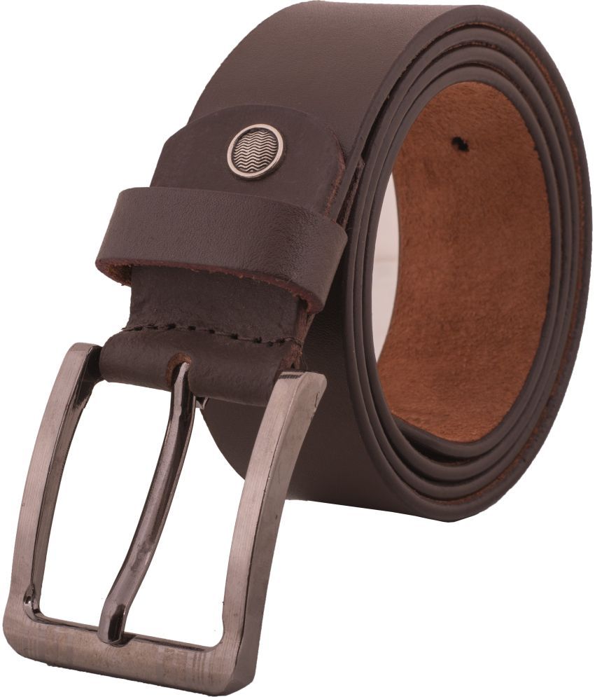     			LEVART - Brown 100% Leather Men's Casual Belt ( Pack of 1 )