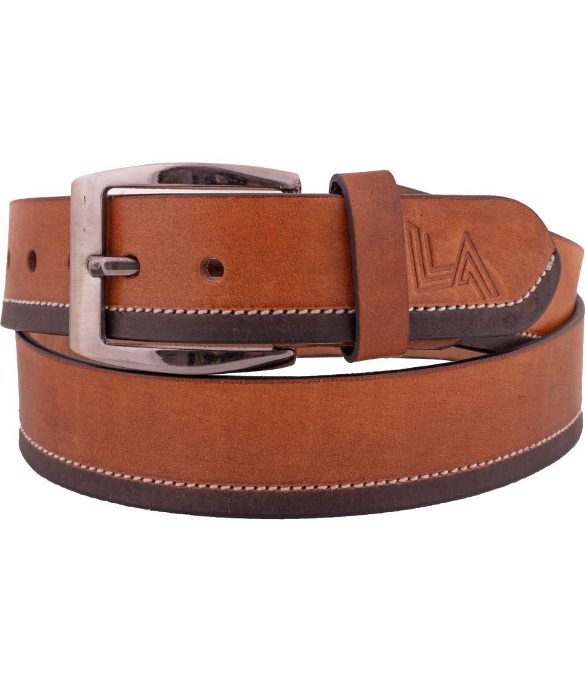     			LEVART - Multicolor 100% Leather Men's Casual Belt ( Pack of 1 )