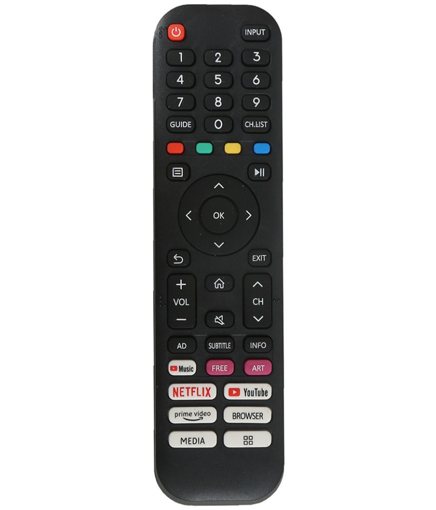     			RESORBLED 451 NON VOICESmart TV LCD/LED RemoteCompatible for Sansui, Hisense and VU SMART TV 32UA LED TV