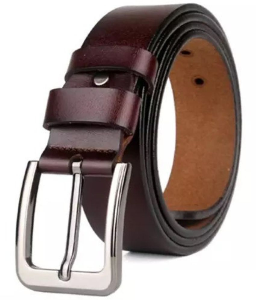     			Royal Craft - Brown Faux Leather Men's Formal Belt ( Pack of 1 )