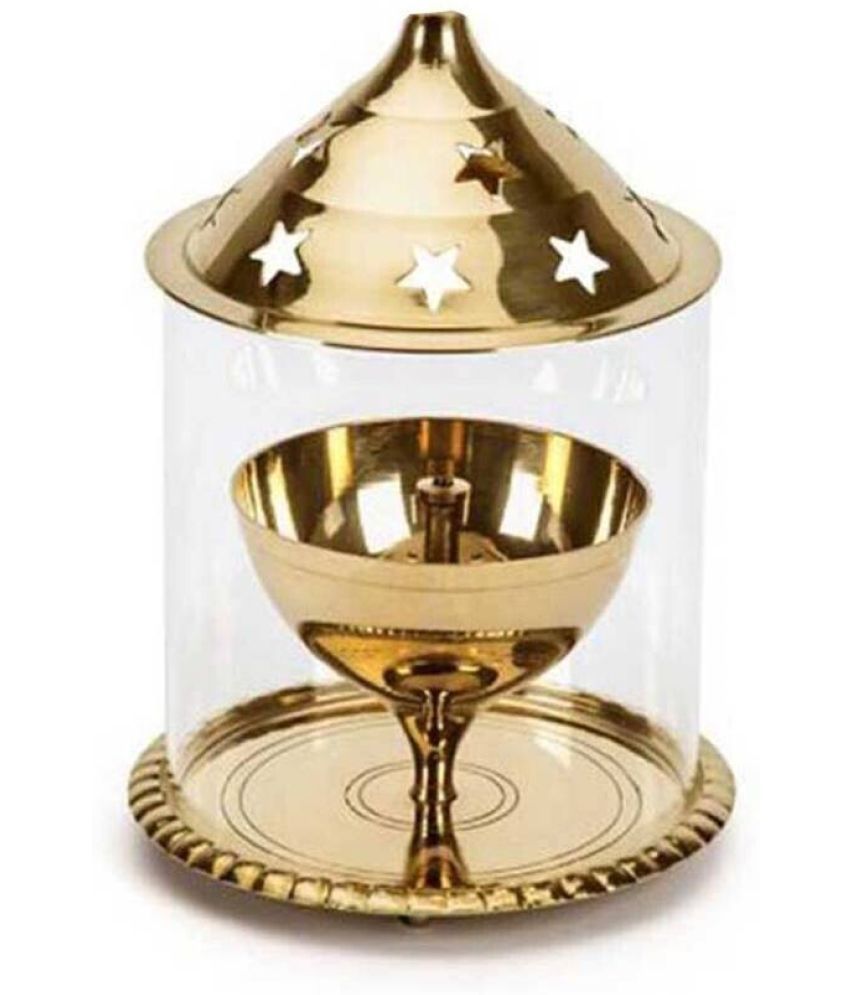     			T-KA108 Brass Akhand Diya ( 5 inches )