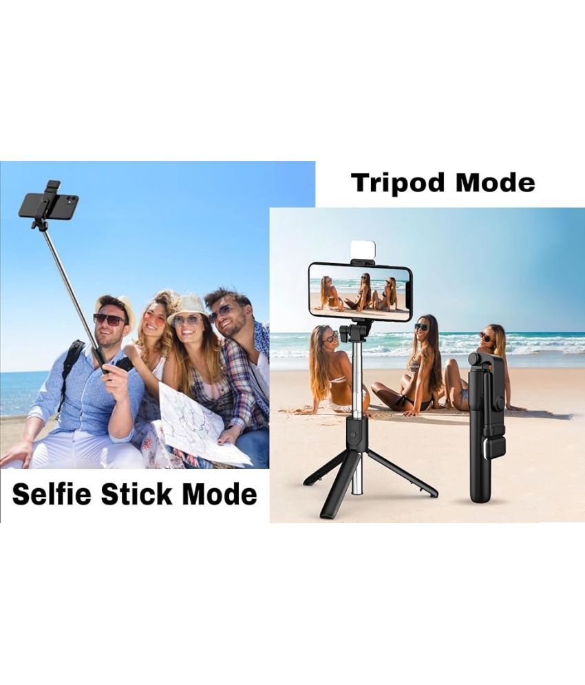     			ABR GALAXY Bluetooth Selfie Stick ( Black )