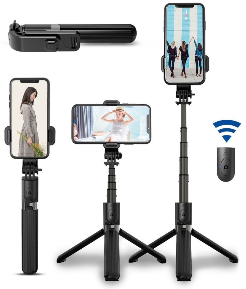     			ABR GALAXY Bluetooth Selfie Stick ( Black )