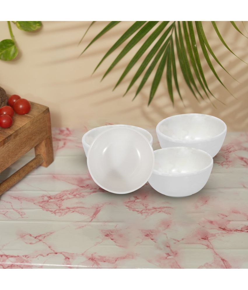     			ARIYA 600-CHUTNEY-BOWL Melamine Plain Serving Bowl 6.5 cm ( Set of 4 ) White