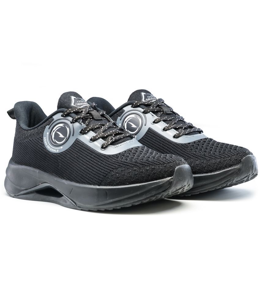     			ASIAN POWERPLAY-21 Black Men's Sports Running Shoes