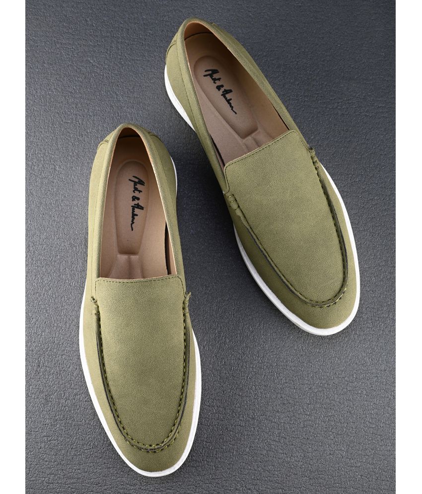     			Fentacia Olive Men's Slip on