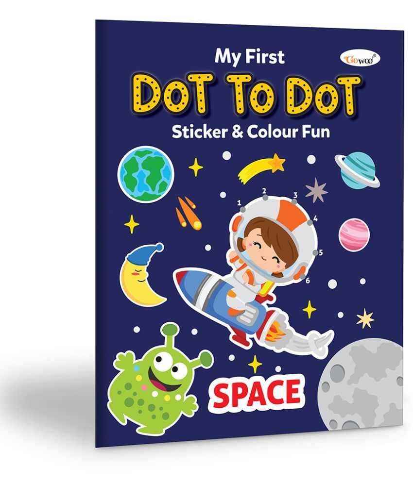     			My first Dot to Dot Sticker & Colour Fun - Space : Fun Learning and Coloring Book, Kids Coloring and Sticker Book, Coloring Book for Kids, Educational Art Book