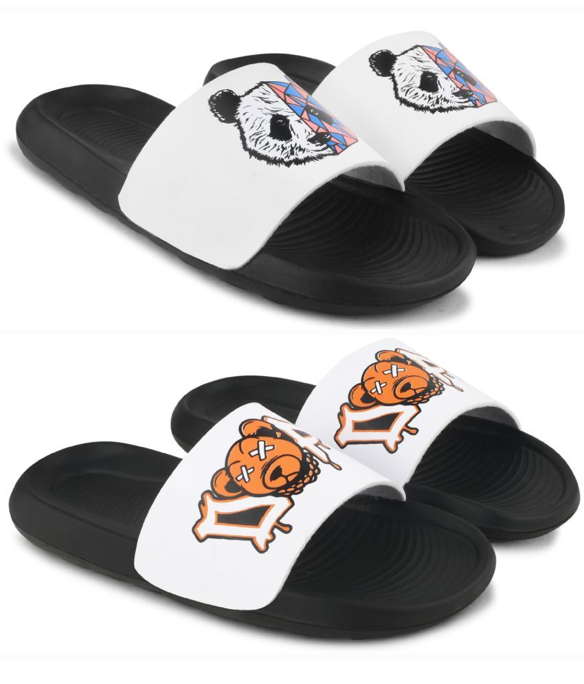     			PERY PAO Multi Color Men's Combo Slipper