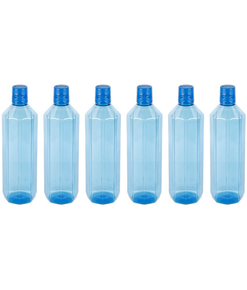     			PearlPet Gemini-blue Blue PET Water Bottle 1000 mL ( 6 )