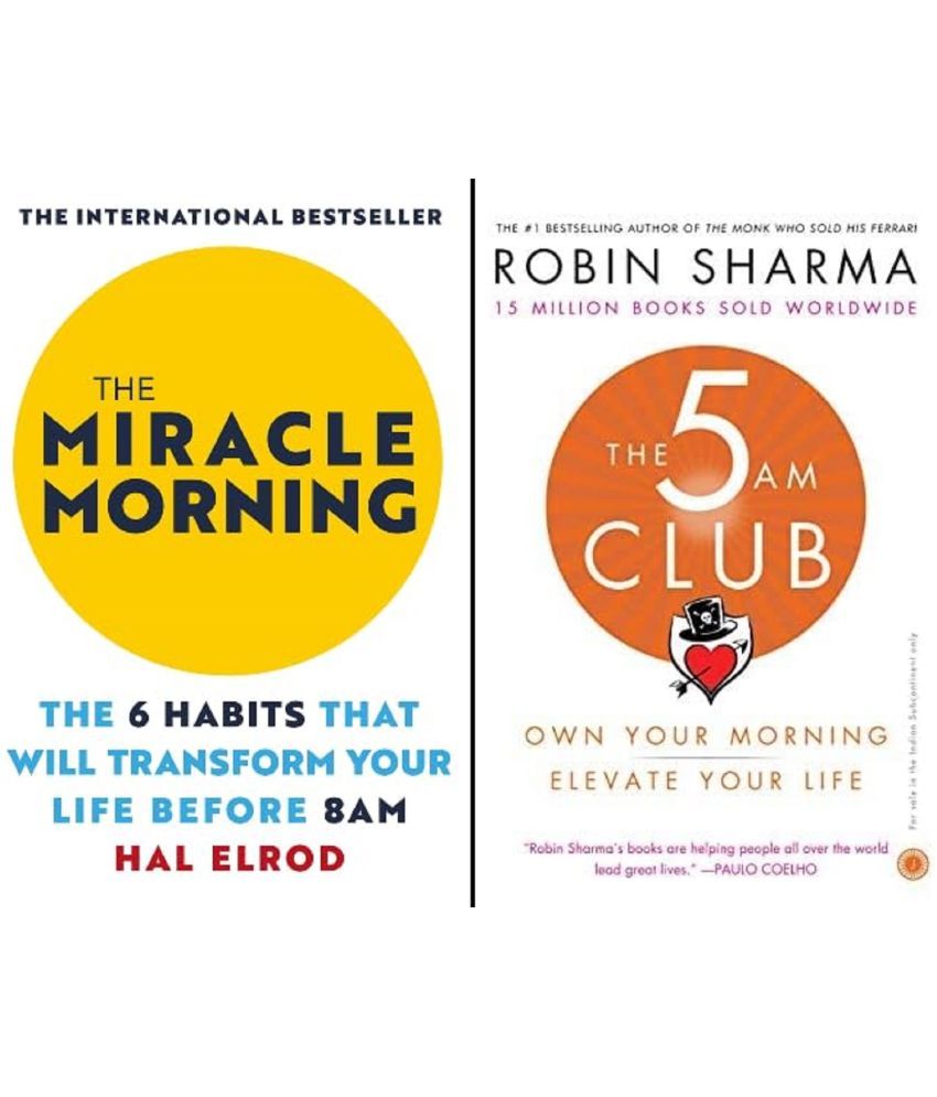     			The Miracle Morning + The 5 AM Club (Set of 2 Books) Combo (Paperbac) English