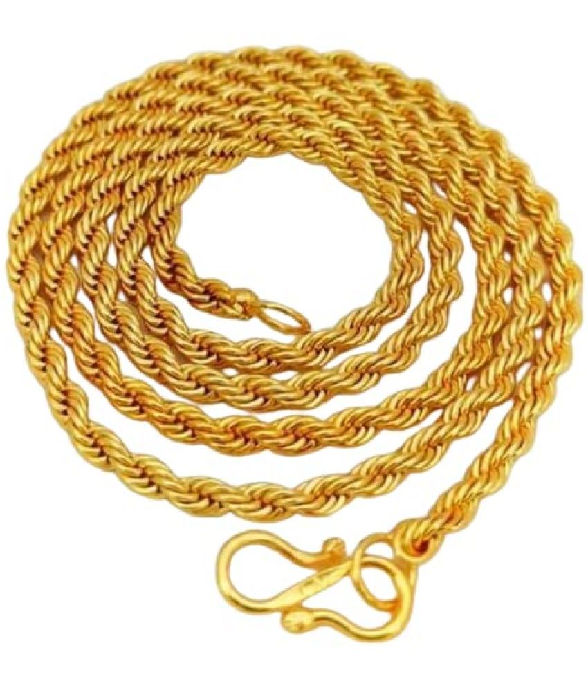     			ag traders Gold Plated Chain ( Set of 1 )