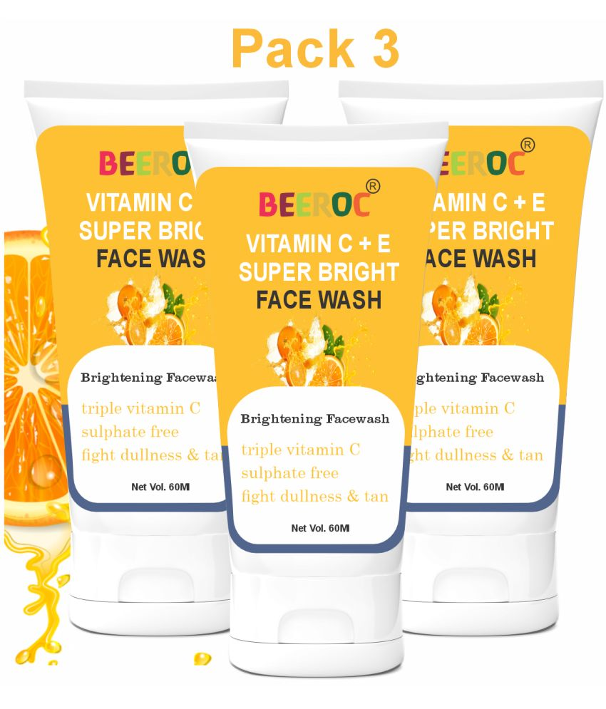     			BEEROC - Lightening Face Wash For All Skin Type ( Pack of 3 )