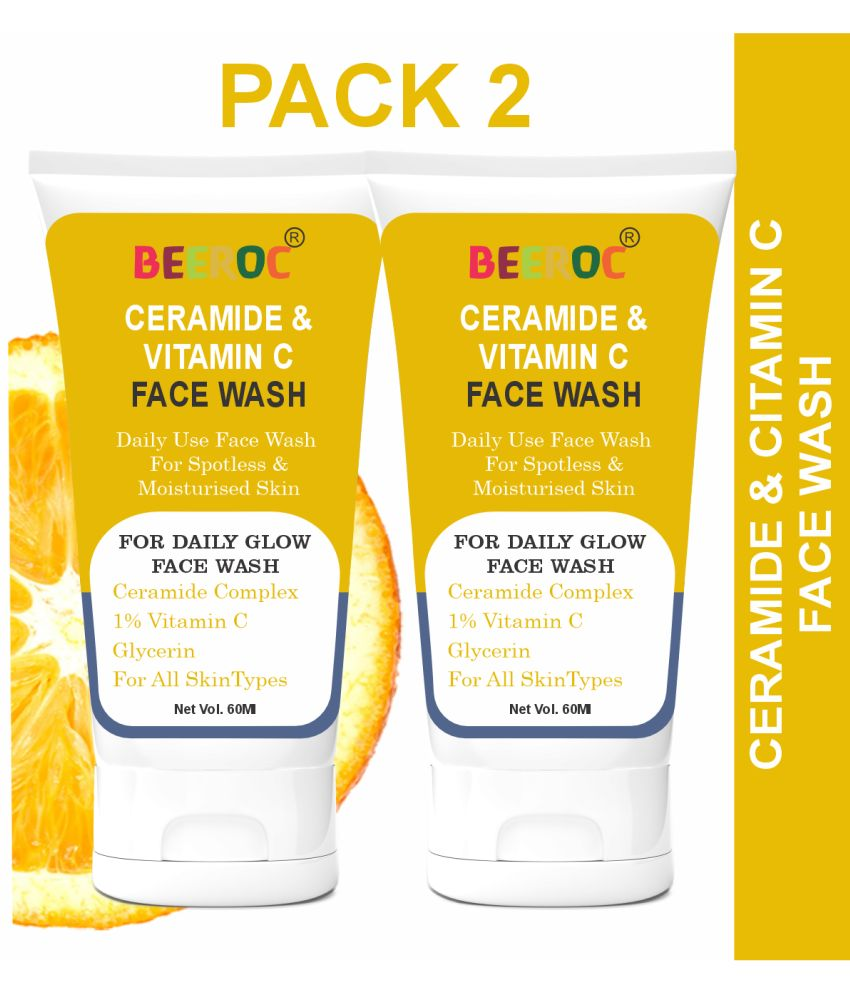     			BEEROC - Tan Removal Face Wash For All Skin Type ( Pack of 2 )