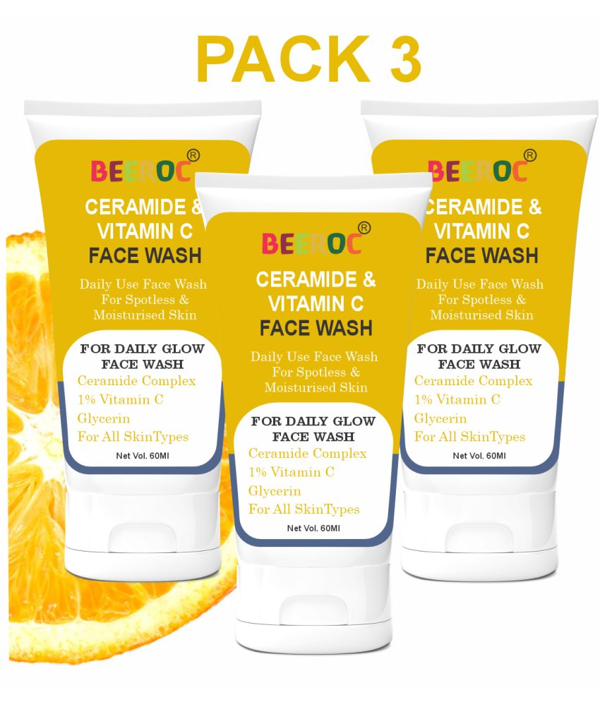     			BEEROC - Uneven Skin Tone Reducing Face Wash For All Skin Type ( Pack of 3 )