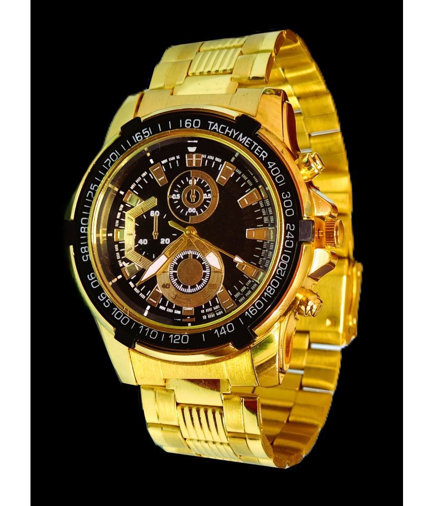     			Renaissance Traders Gold Metal Analog Men's Watch