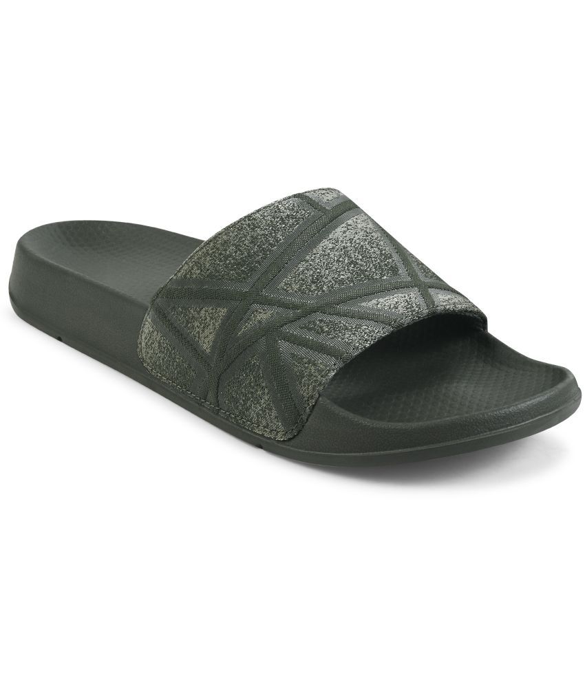     			Trulite Green Men's Slide Flip Flop