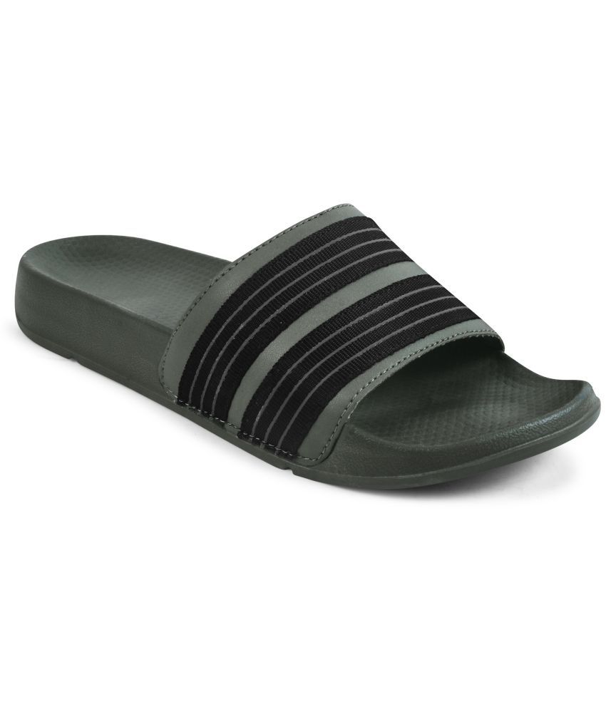     			Trulite Green Men's Slide Flip Flop