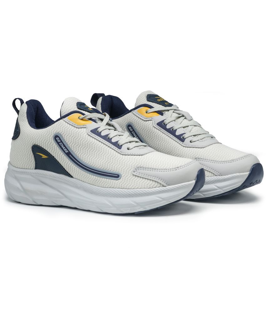     			ASIAN BOSS-14 Light Grey Men's Sports Running Shoes