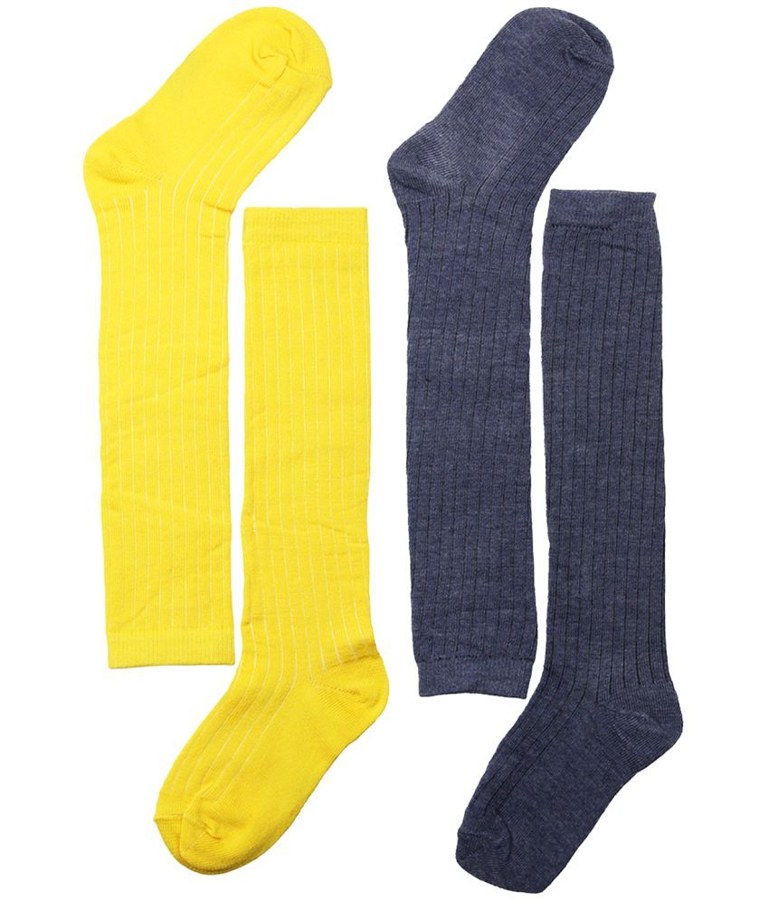     			Neska Moda Pack of 2 Unisex for Baby Cotton Full Length Socks ( Multi )