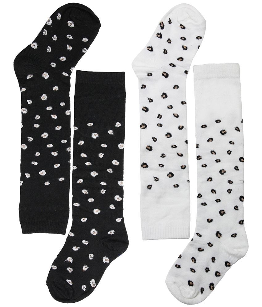     			Neska Moda Pack of 2 Unisex for Baby Cotton Full Length Socks ( Multi )