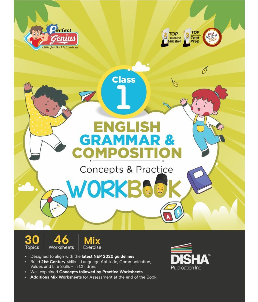     			Perfect Genius Class 1 English Grammar & Composition Concepts & Practice Workbook | Follows NEP 2020 Guidelines