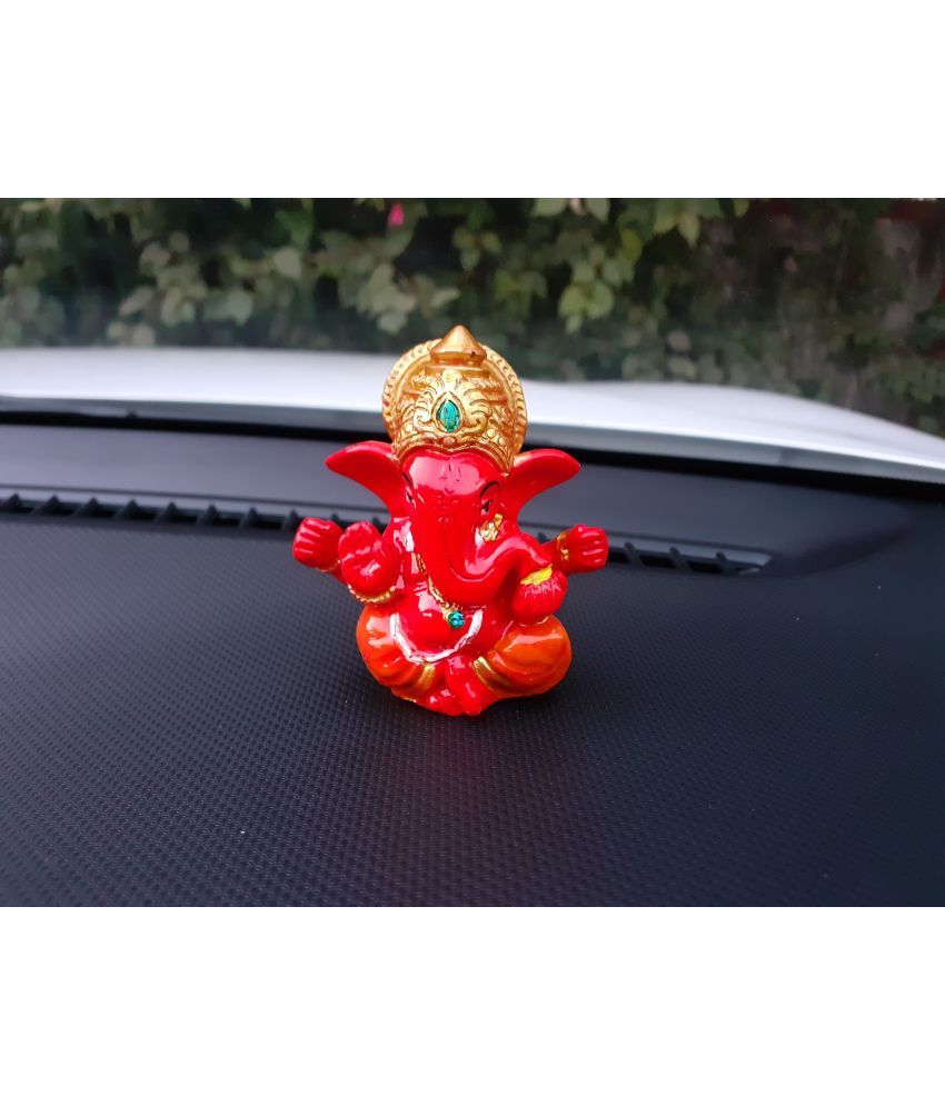     			AFTERSTITCH Lord Ganesha Ideal For Car Dashboard ( Pack of 1 )