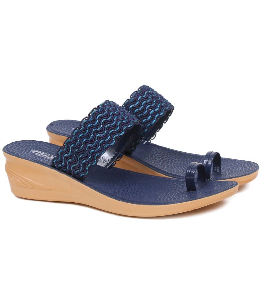     			ASIAN Blue Women's Daily Slipper