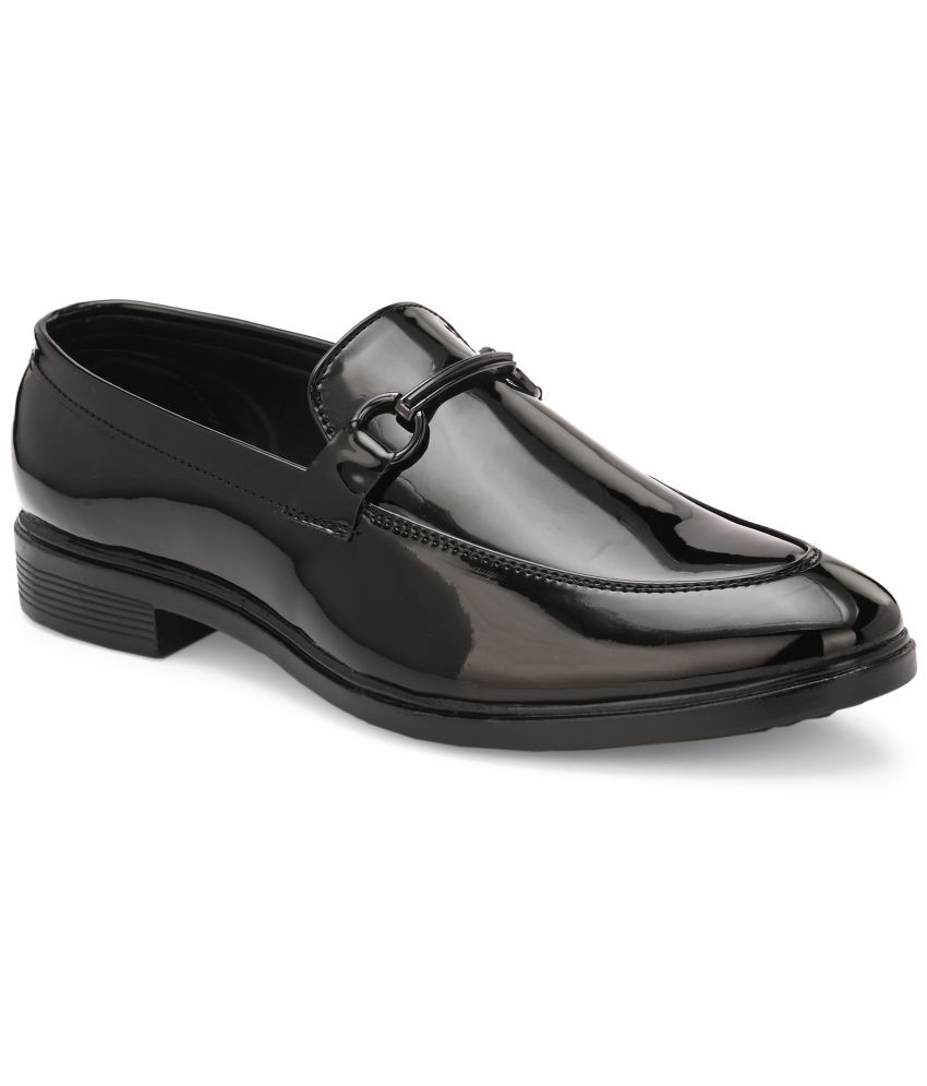     			JK Port Black Men's Slip On Formal Shoes