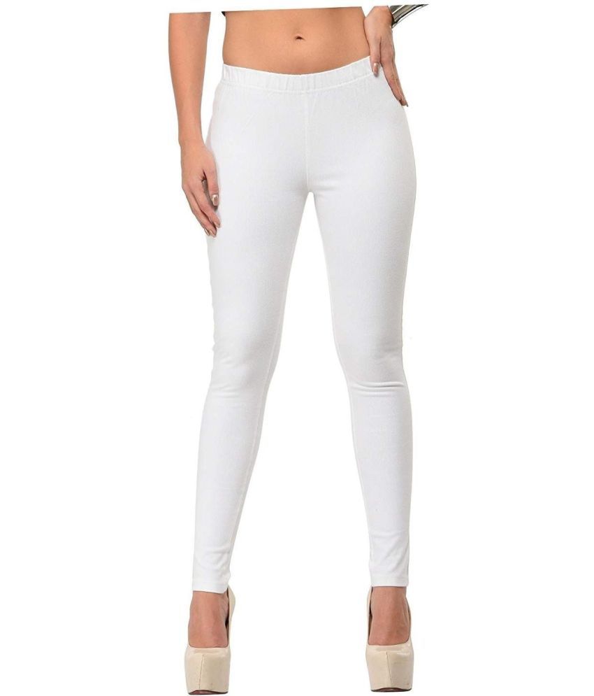     			OuterWear - Denim Regular Fit White Women's Jeggings ( Pack of 1 )