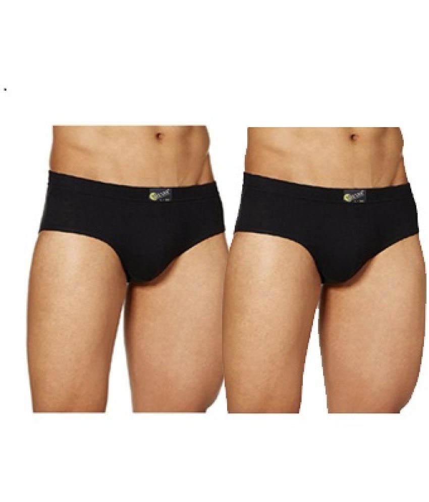     			VEE SAA Pack of 2 Cotton Briefs For Men's ( Black )