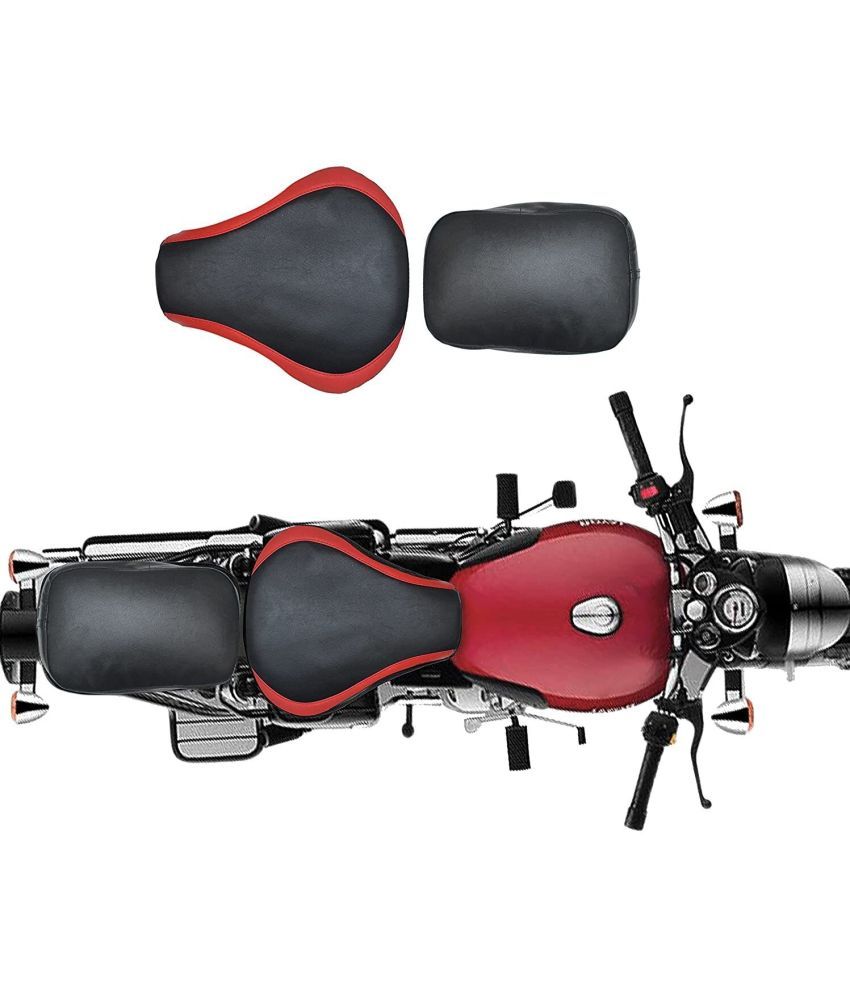     			CN15 N Split Bike Seat Cover For Royal Enfield 500 ()