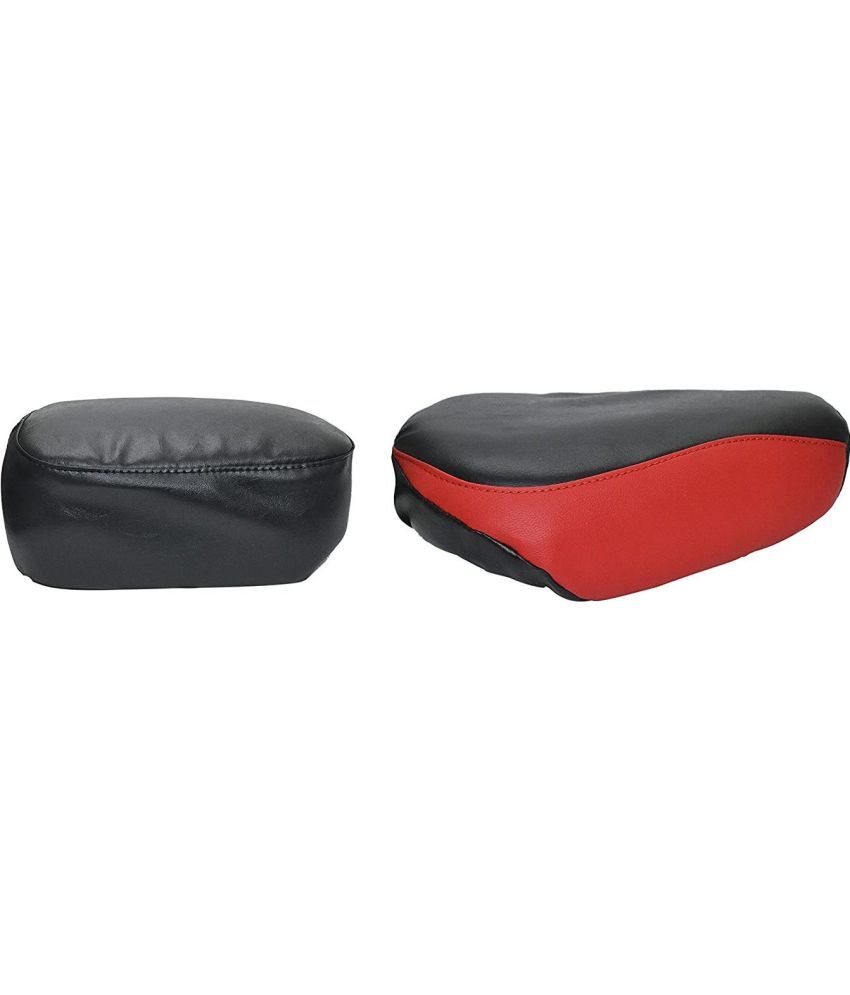     			Classic Seat Cover Black & Red for Royal Enfield Classic , Classic Chrome , Classic 350/500cc Split Bike Seat Cover For Royal Enfield Classic 500, Classic 350 ()