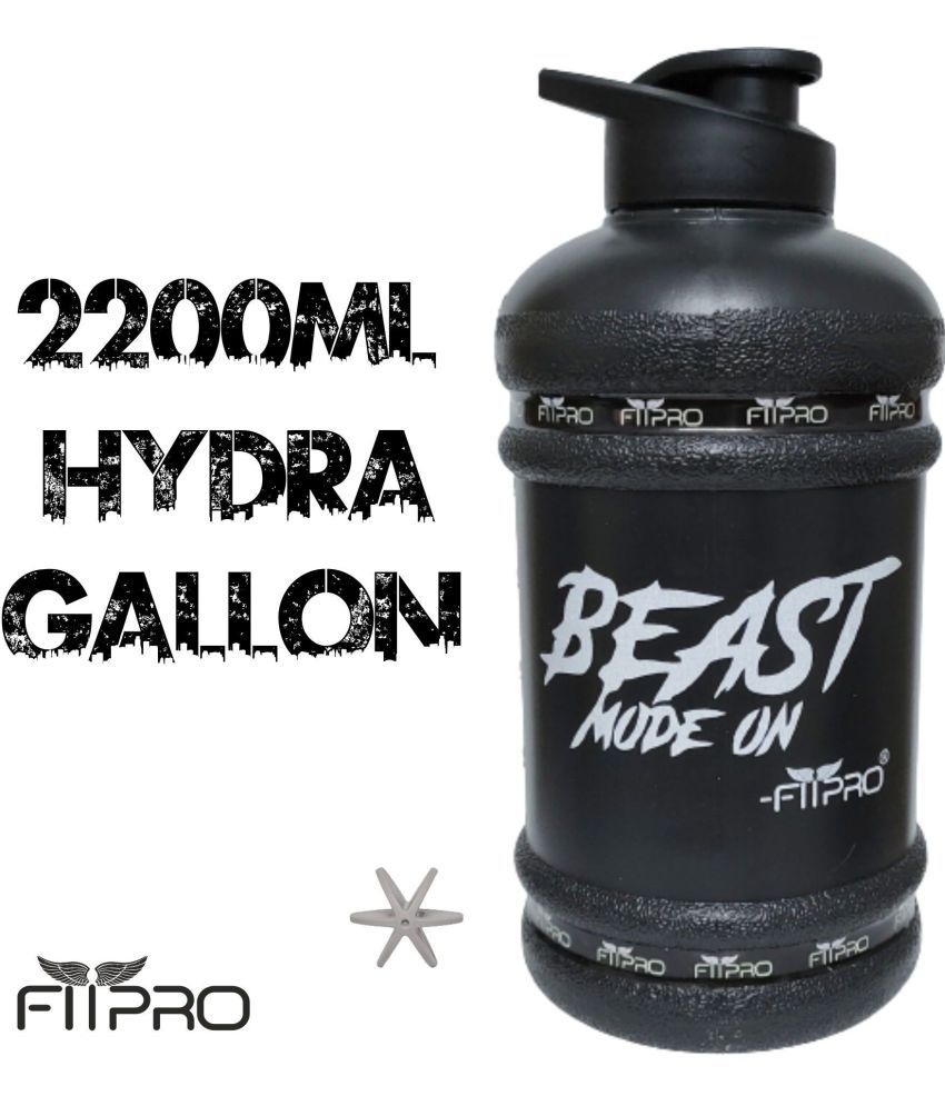     			FitPro Plastic Black 2200 mL Shaker ( Pack of 1 )