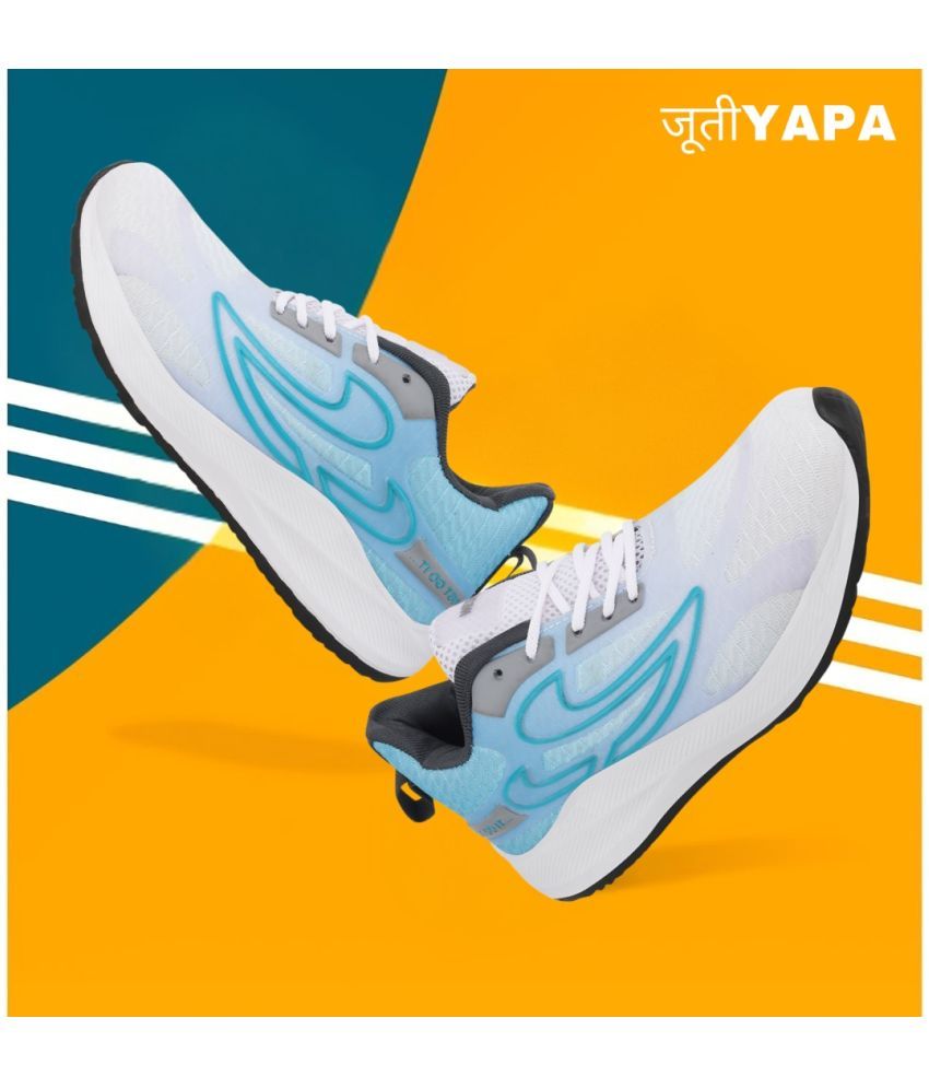     			Jootiyapa Sporty Smoke Blue Sneakers Blue Men's Lifestyle Shoes