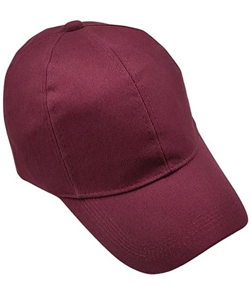     			valdez Pack of 1 Cotton Men's Cap ( Maroon )