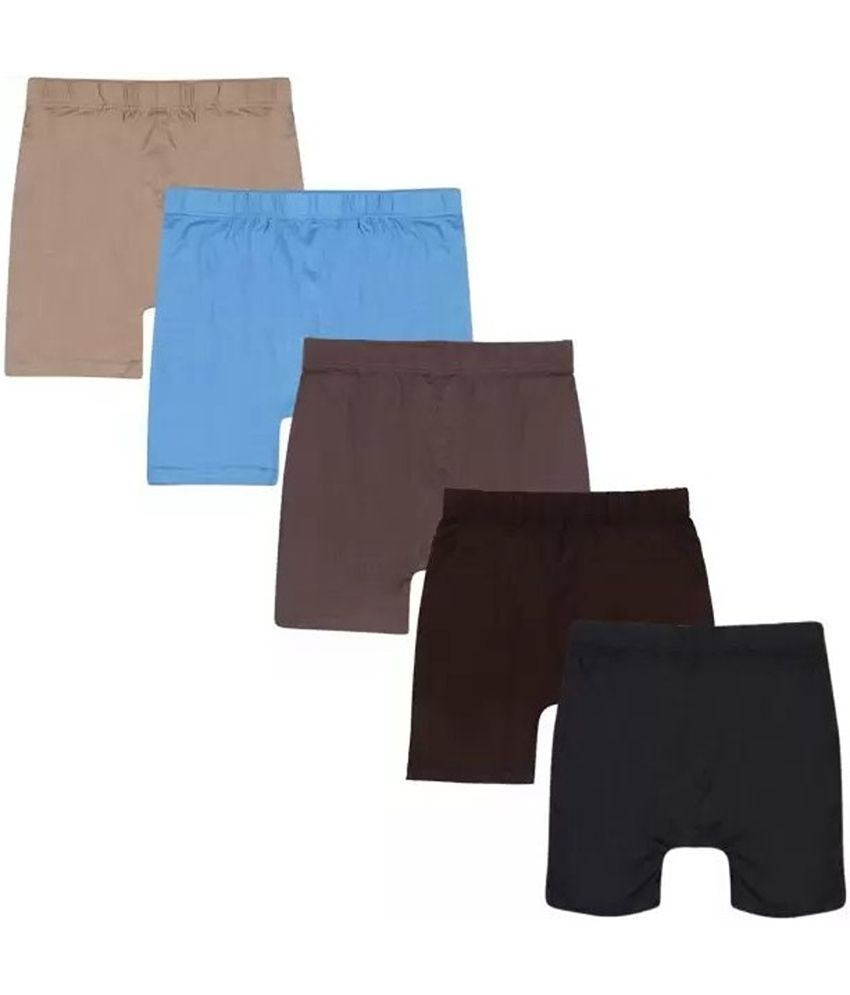     			CAVENDRES Pack of 5 Cotton Blend Trunks For Men's ( Multicolor )