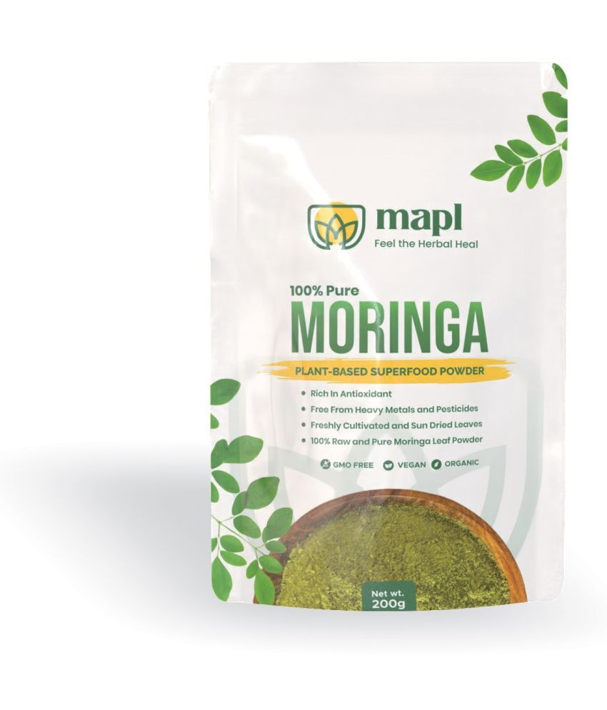     			MAPL Moringa Leafe organic powder , Sehjan Patti Powder , 100 % Orginal Best Quality-200g