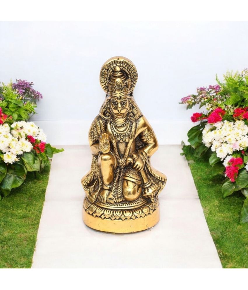     			Basukiya Aluminium Lord Hanuman Idol ( 8 cm )