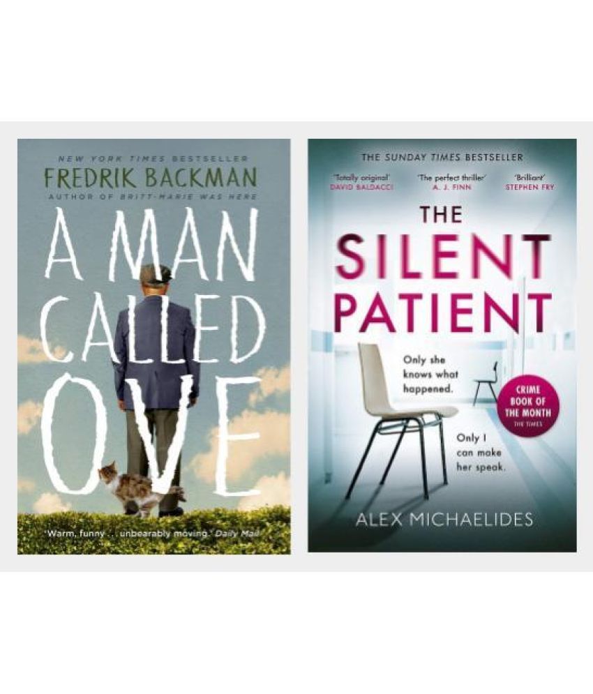     			A Man Called Ove: The Life-Affirming Bestseller That Will Brighten Your Day + The Silent Patient(Set Of 2 Books) (Paperback, Alex Michaelides)