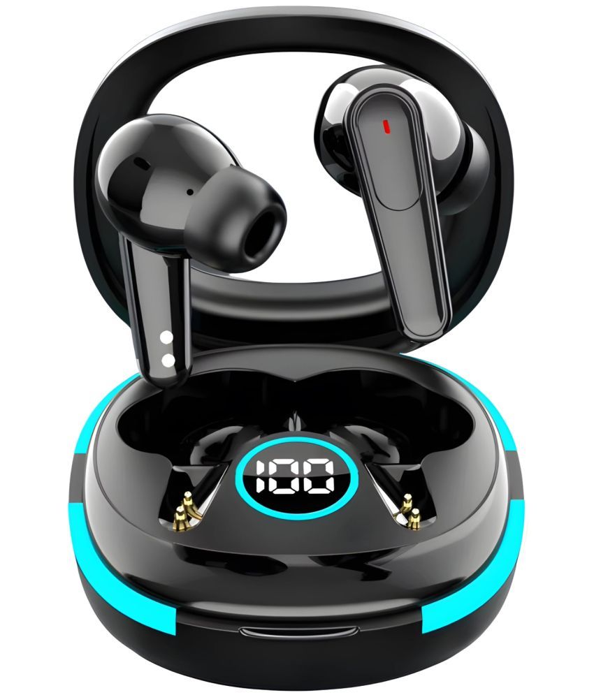     			COREGENIX PLUS 50 Bluetooth True Wireless (TWS) In Ear 30 Hours Playback Low Latency,Powerfull bass IPX5(Splash & Sweat Proof) Black