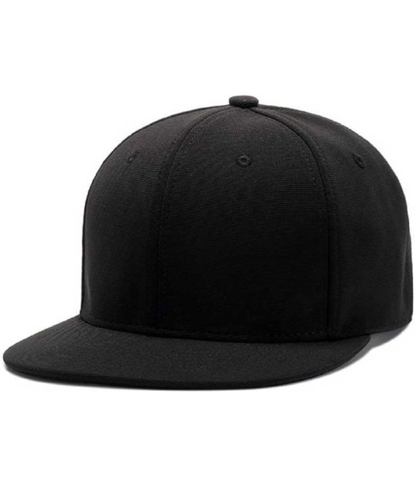     			Rozti Pack of 1 Cotton Men's Cap ( Black )