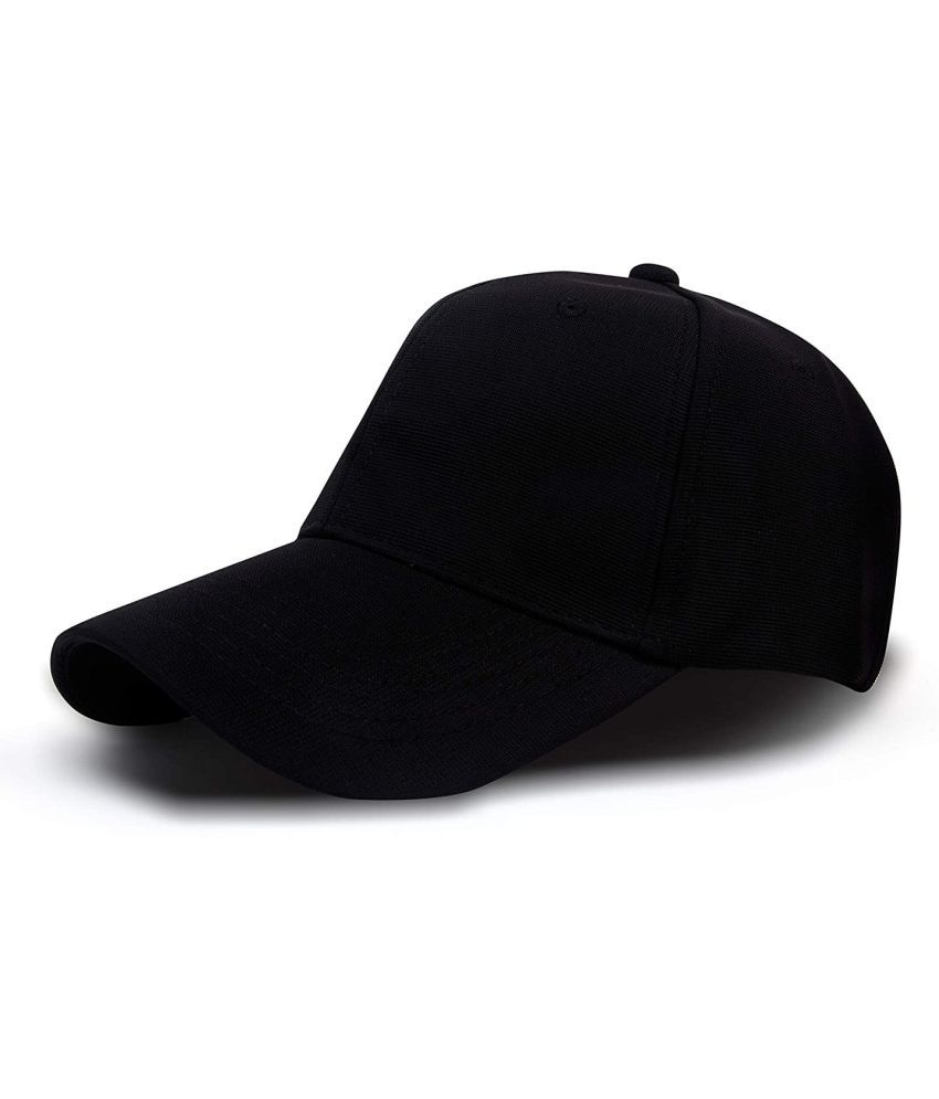     			Rozti Pack of 1 Cotton Men's Cap ( Black )