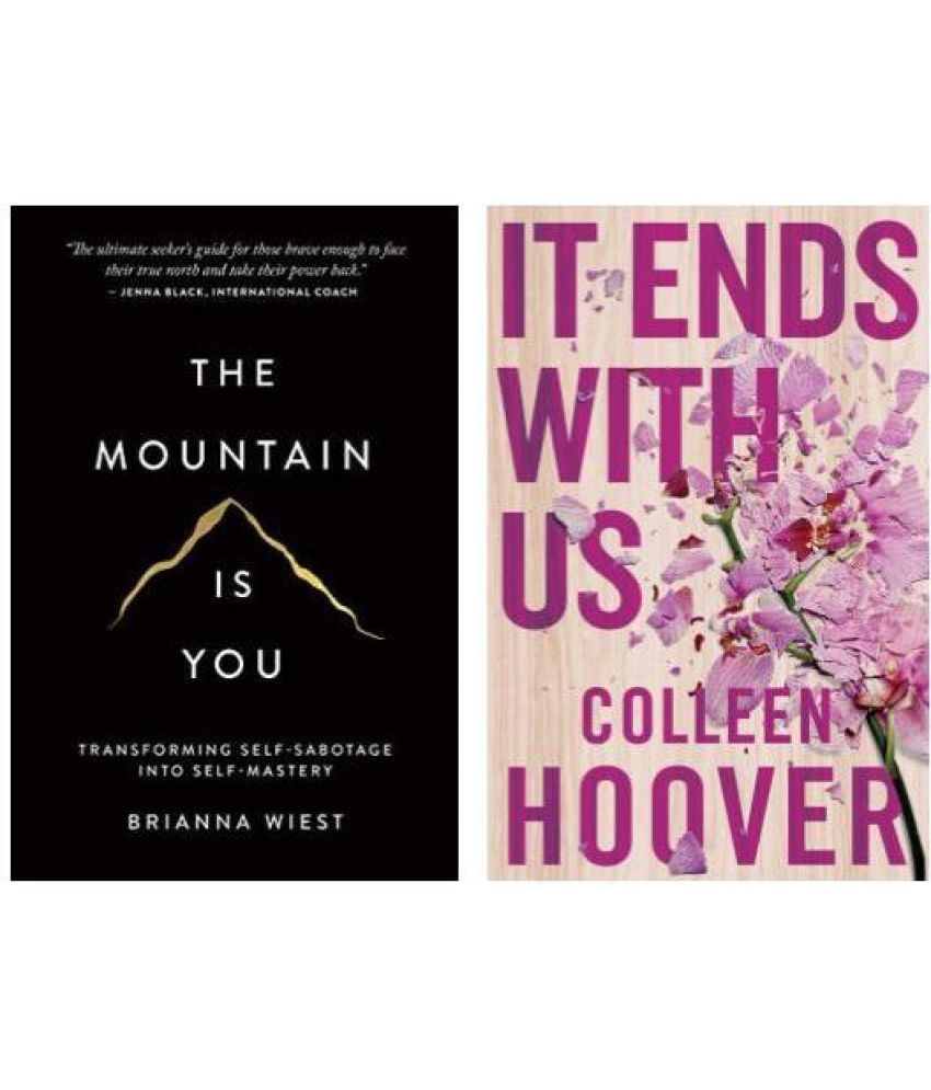     			The Mountain Is You & It Ends With Us Set Of 2 Books  (Paperback, Colleen Hoover, Brianna Wiest) (A/S Book Seller)