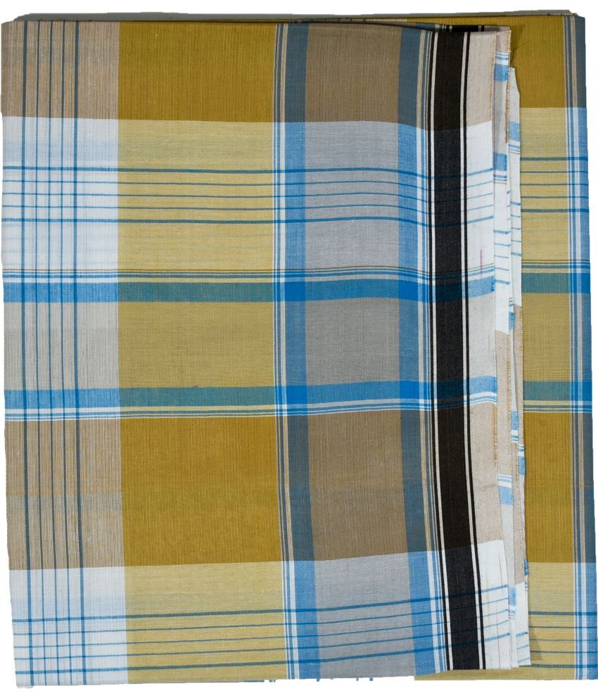     			Shyam Handloom Cotton Men's Lungi Blue ( Pack of 1 )