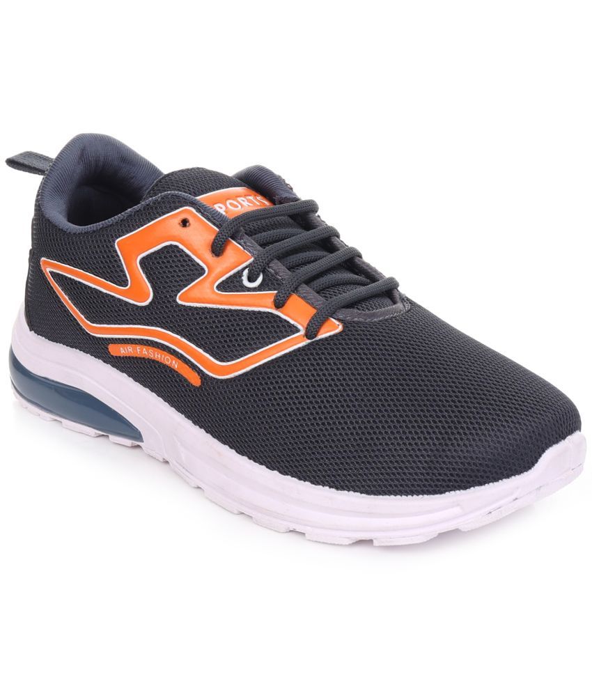     			AIRCON Dark Grey Men's Sports Running Shoes