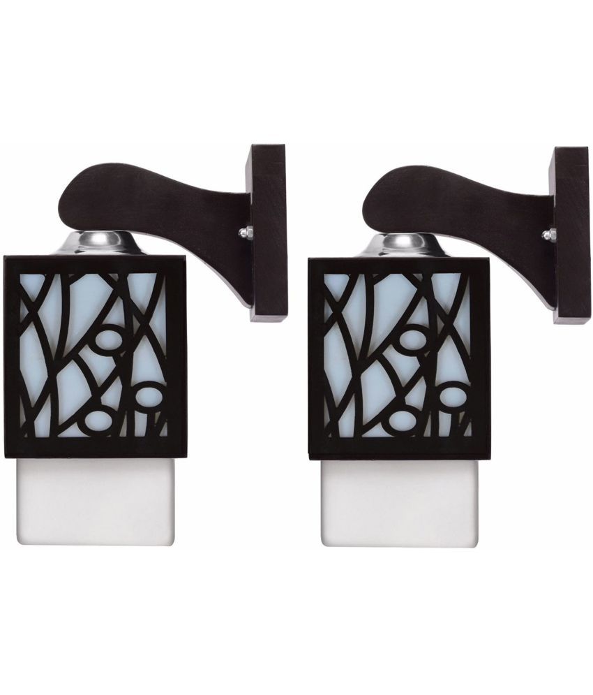     			AFAST Black Swing Arm Wall Light ( Pack of 2 )